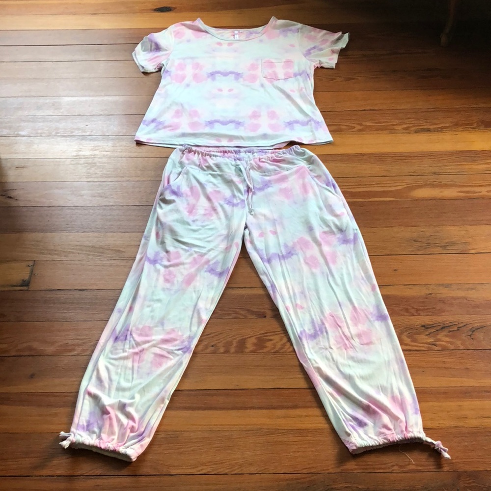 Tie Dye Pajama Set